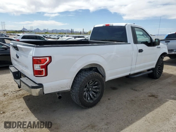 2020 Ford F-150 XL with VIN 1FTMF1CB7LKE65094, listed as a Copart auction lot 54452855 with 32,865 mi miles and Salvage Title. Bid and sale history available at carsss.com. Image 3.