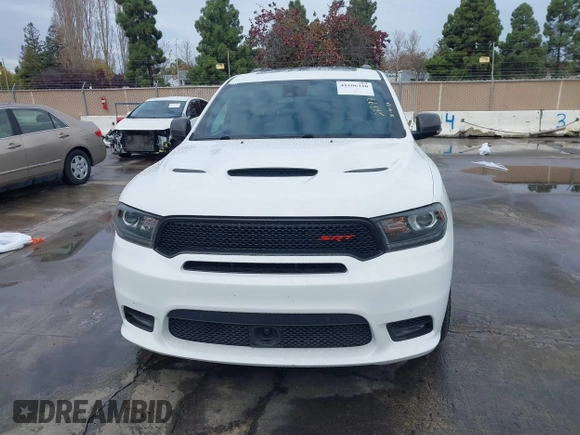 2018 Dodge Durango SRT with VIN 1C4SDJGJ5JC262338, listed as a IAAI auction lot 41106320 with 89,046 mi miles and . Bid and sale history available at DreamBid. Image 12.