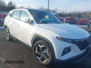 2024 Hyundai Tucson Limited with VIN 5NMJECDE2RH395082, listed as a IAAI auction lot 41489187 with 4,055 mi miles. Bid and sale history available at carsss.com. Image 1.