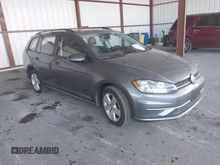 2018 Volkswagen Golf SportWagen S with VIN 3VWD17AU5JM755889, listed as a IAAI auction lot 41481720 with 58,533 mi miles. Bid and sale history available at carsss.com. Image 1.