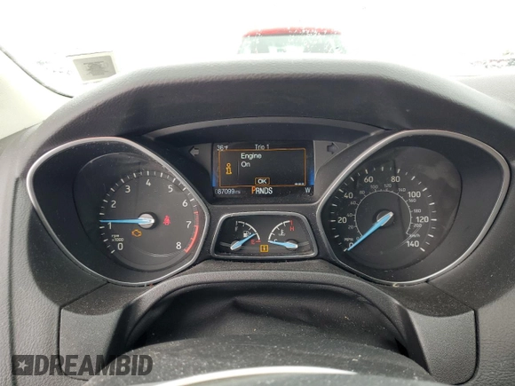 2016 Ford Focus Titanium с VIN 1FADP3N21GL312173, выставлен на аукционе Copart как лот 45011755 с пробегом 87 099 миль миль и На запчасти • Non repairable. История ставок и продаж доступна на DreamBid. Изображение 9.