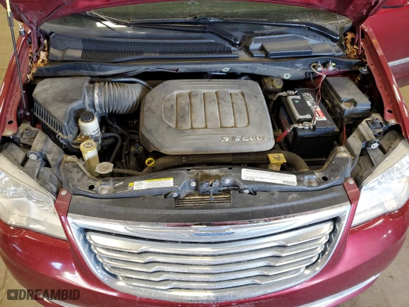 2011 Chrysler Town & Country Touring-L with VIN 2A4RR8DG1BR656438, listed as a Copart auction lot 50144635 with 222,792 mi miles and Clean Title. Bid and sale history available at carsss.com. Image 12.