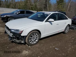 2013 Audi A4 Komfort z VIN WAUBFCFLXDN043745, wystawiony jako Copart lot #49809225 z przebiegiem 270 807 mil mil oraz Czysty tytuł • Clean title. Historia ofert i sprzedaży dostępna na DreamBid. Obrazek 1.