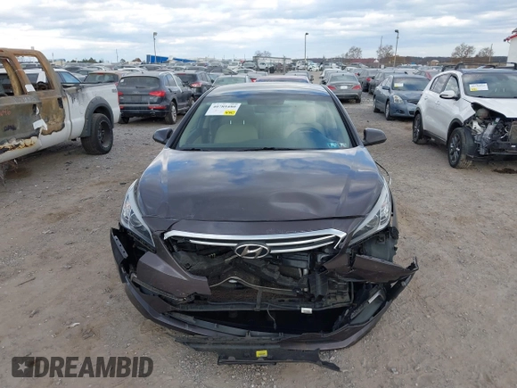 2015 Hyundai Sonata SE with VIN 5NPE24AF0FH040682, listed as a IAAI auction lot 40789480 with 144,741 mi miles and . Bid and sale history available at DreamBid. Image 12.