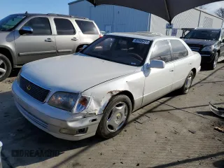 1999 Lexus LS 400 z VIN JT8BH28FXX0166699, wystawiony jako Copart lot #87445424 z przebiegiem 311 374 mil mil oraz Szkoda całkowita • Salvage title. Historia ofert i sprzedaży dostępna na DreamBid. Obrazek 1.