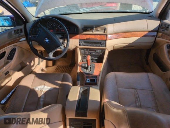 2000 BMW 5 Series 528iA with VIN WBADM634XYGU22333, listed as a Copart auction lot 42828925 with 182,510 mi miles and Salvage Title. Bid and sale history available at carsss.com. Image 8.