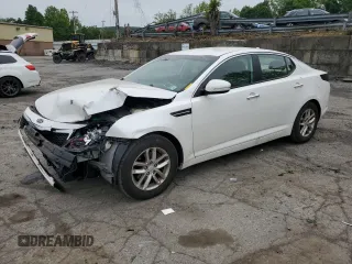 2012 Kia Optima LX z VIN KNAGM4A79C5296677, wystawiony jako Copart lot #58622625 z przebiegiem 97 372 mil mil oraz Szkoda całkowita • Salvage title. Historia ofert i sprzedaży dostępna na DreamBid. Obrazek 1.