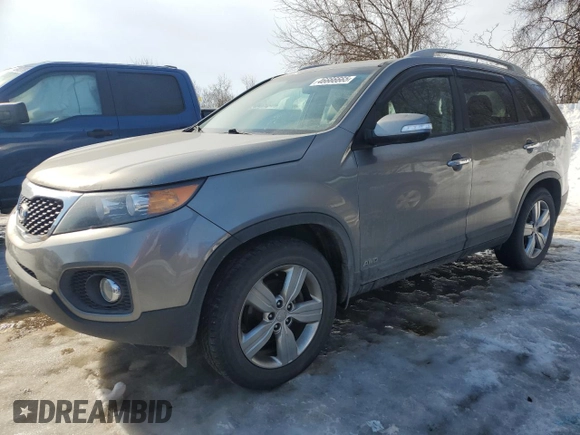 2012 Kia Sorento EX with VIN 5XYKUDA28CG270502, listed as a Copart auction lot 46666665 with 171,316 mi miles and Clean Title. Bid and sale history available at carsss.com. Image 1.