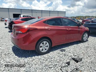 2016 Hyundai Elantra SE with VIN 5NPDH4AE6GH772186, listed as a Copart auction lot 62718325 with 97,667 mi miles and Salvage title. Bid and sale history available at DreamBid. Image 3.