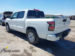 2024 Nissan Frontier SV with VIN 1N6ED1EJ0RN634679, listed as a IAAI auction lot 42075250 with 2,296 mi miles and . Bid and sale history available at DreamBid. Image 3.