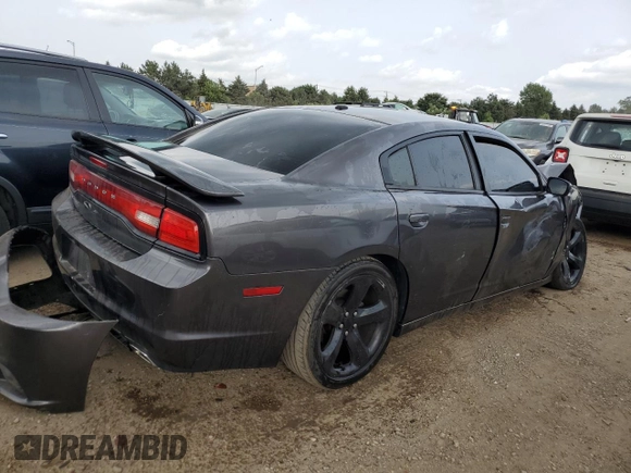 2014 Dodge Charger SXT with VIN 2C3CDXHG4EH334549, listed as a Copart auction lot 63963874 with 169,246 mi miles and Salvage Title. Bid and sale history available at carsss.com. Image 3.