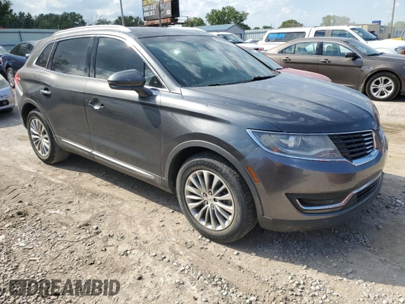 2017 Lincoln MKX Select with VIN 2LMPJ6KP9HBL37642, listed as a Copart auction lot 66244574 with 121,667 mi miles and Salvage Title. Bid and sale history available at carsss.com. Image 4.