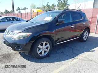 2009 Nissan Murano SL with VIN JN8AZ18U99W022486, listed as a IAAI auction lot 41848521 with 109,787 mi miles and . Bid and sale history available at DreamBid. Image 2.
