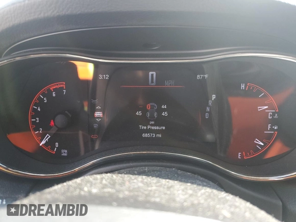 2020 Dodge Durango R/T with VIN 1C4SDJCTXLC212805, listed as a Copart auction lot 61633455 with 68,573 mi miles and Salvage title. Bid and sale history available at DreamBid. Image 9.