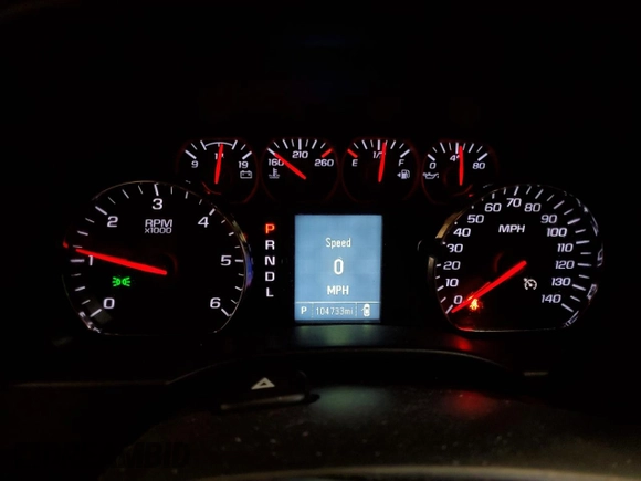 2019 Chevrolet Silverado 1500 Work Truck with VIN 2GCVKNEC2K1205861, listed as a Copart auction lot 51672785 with 104,733 mi miles and Salvage Title. Bid and sale history available at DreamBid. Image 9.