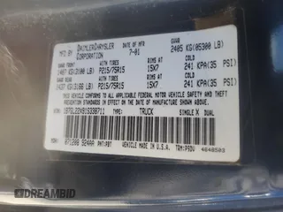 2001 Dodge Dakota z VIN 1B7GL22X91S338711, wystawiony jako Copart lot #54914095 z przebiegiem 200 216 mil mil oraz Szkoda całkowita • Salvage title. Historia ofert i sprzedaży dostępna na DreamBid. Obrazek 12.