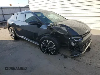 2023 Kia EV6 Wind with VIN KNDC34LA9P5111255, listed as a Copart auction lot 75493074 with 78,294 mi miles and Salvage Title. Bid and sale history available at carsss.com. Image 4.