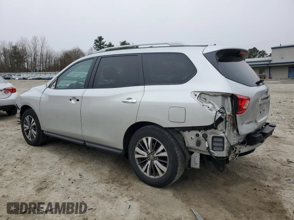 2017 Nissan Pathfinder Platinum with VIN 5N1DR2MN7HC670613, listed as a Copart auction lot 49794695 with 219,105 mi miles and Salvage Title. Bid and sale history available at carsss.com. Image 2.
