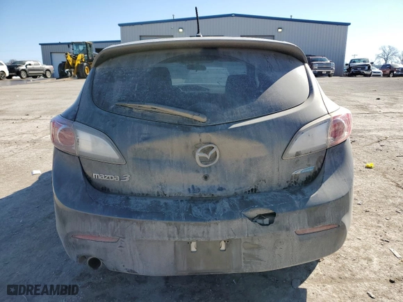 2012 Mazda Mazda3 i Touring with VIN JM1BL1L74C1643836, listed as a Copart auction lot 45978125 with 129,547 mi miles and Salvage Title. Bid and sale history available at carsss.com. Image 6.