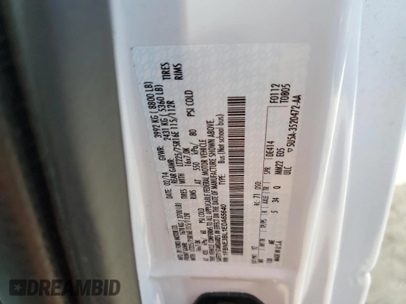 2014 Ford Econoline Passenger XL z VIN 1FBNE3BL1EDA65640, wystawiony jako Copart lot #81327264 z przebiegiem 30 286 mil mil oraz Szkody całkowita. Historia ofert i sprzedaży dostępna na DreamBid. Obrazek 13.