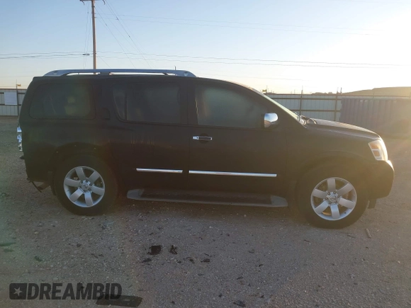2011 Nissan Armada SV with VIN 5N1BA0ND4BN624127, listed as a IAAI auction lot 41722211 with 177,286 mi miles and . Bid and sale history available at DreamBid. Image 13.