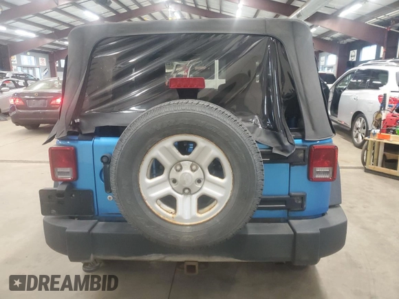 2010 Jeep Wrangler Sport with VIN 1J4AA2D11AL105141, listed as a Copart auction lot 89043335 with 39,031 mi miles and Clean Title. Bid and sale history available at carsss.com. Image 6.