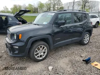 2019 Jeep Renegade Latitude z VIN ZACNJBBB5KPJ73519, wystawiony jako Copart lot #56293575 z przebiegiem 93 387 mil mil oraz Szkoda całkowita • Salvage title. Historia ofert i sprzedaży dostępna na DreamBid. Obrazek 1.