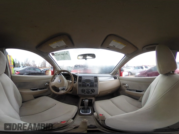 2007 Nissan Versa 1.8 S with VIN 3N1BC13E37L385700, listed as a IAAI auction lot 41607973 with 180,407 mi miles. Bid and sale history available at carsss.com. Image 20.