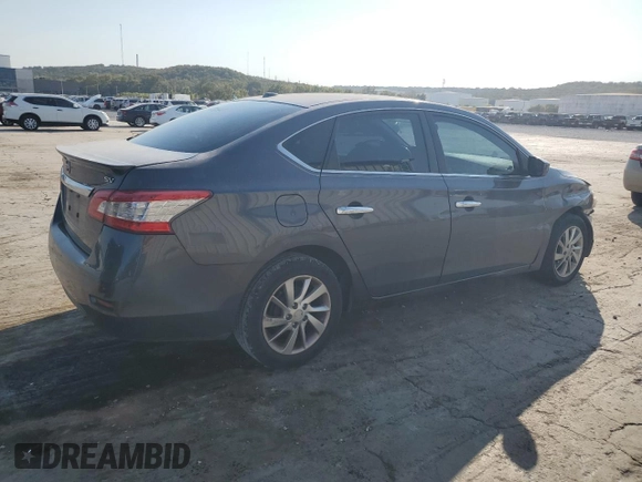 2015 Nissan Sentra S with VIN 3N1AB7AP1FY367574, listed as a Copart auction lot 75416544 with 153,279 mi miles and Salvage Title. Bid and sale history available at carsss.com. Image 3.
