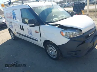 2019 Ram ProMaster City Cargo Tradesman with VIN ZFBHRFAB7K6N79180, listed as a IAAI auction lot 41661820 with 94,043 mi miles and . Bid and sale history available at DreamBid. Image 1.