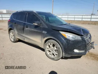 2014 Ford Escape Titanium with VIN 1FMCU9JXXEUC20324, listed as a Copart auction lot 49507305 with 129,090 mi miles and Salvage Title. Bid and sale history available at carsss.com. Image 4.