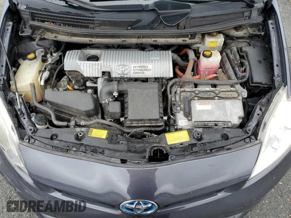 2012 Toyota Prius One with VIN JTDKN3DU0C5444706, listed as a Copart auction lot 52155935 with 226,388 mi miles and Salvage Title. Bid and sale history available at DreamBid. Image 12.