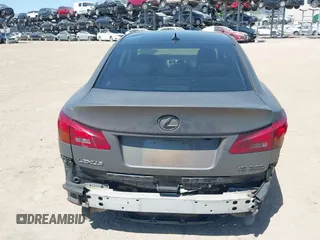 2007 Lexus IS 350 with VIN JTHBE262475012839, listed as a IAAI auction lot 42285197 with 218,500 mi miles and . Bid and sale history available at DreamBid. Image 17.