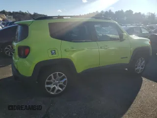 2017 Jeep Renegade Latitude with VIN ZACCJBBB0HPF45190, listed as a Copart auction lot 83895354 with 87,259 mi miles and Non Repairable. Bid and sale history available at carsss.com. Image 3.