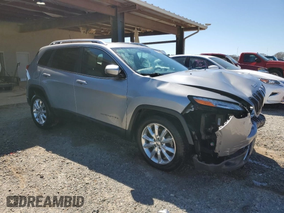 2016 Jeep Cherokee Limited with VIN 1C4PJLDB5GW234120, listed as a Copart auction lot 49465345 with 85,635 mi miles and Salvage Title. Bid and sale history available at carsss.com. Image 4.