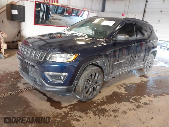 2021 Jeep Compass 80th Anniversary with VIN 3C4NJDEB6MT554317, listed as a IAAI auction lot 41594021 with 42,517 mi miles and . Bid and sale history available at DreamBid. Image 2.
