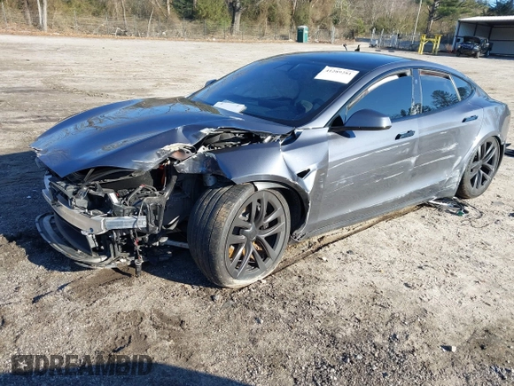 2022 Tesla Model S with VIN 5YJSA1E54NF488443, listed as a IAAI auction lot 41289281 with Not Provided miles and . Bid and sale history available at DreamBid. Image 17.