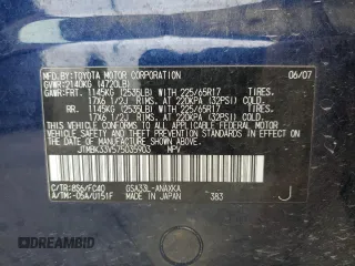 2007 Toyota RAV4 with VIN JTMBK33V575035903, listed as a Copart auction lot 44397685 with 105,772 mi miles and Salvage Title. Bid and sale history available at carsss.com. Image 13.