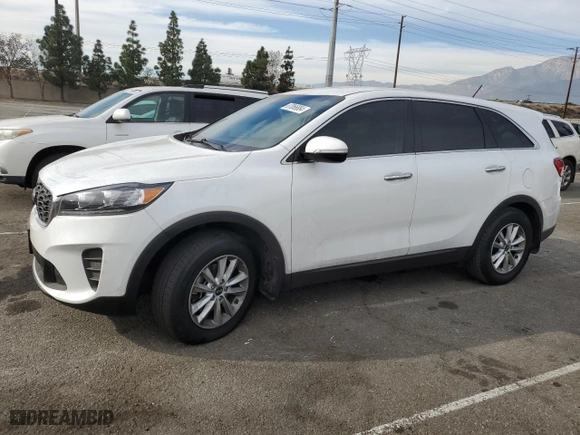2019 Kia Sorento L with VIN 5XYPG4A30KG611184, listed as a Copart auction lot 87066884 with 113,063 mi miles and Salvage Title. Bid and sale history available at carsss.com. Image 1.