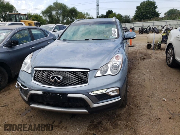 2017 Infiniti QX50 with VIN JN1BJ0RR8HM403528, listed as a Copart auction lot 68048884 with 61,703 mi miles and Salvage Title. Bid and sale history available at carsss.com. Image 5.