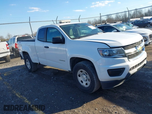 2019 Chevrolet Colorado 4WD Work Truck z VIN 1GCHTBEA3K1233097, wystawiony jako IAAI lot #41667849 z przebiegiem 107 720 mil mil oraz . Historia ofert i sprzedaży dostępna na DreamBid. Obrazek 1.