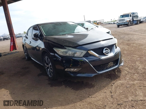 2016 Nissan Maxima SL with VIN 1N4AA6AP0GC900041, listed as a IAAI auction lot 41913634 with 149,774 mi miles and . Bid and sale history available at DreamBid. Image 1.