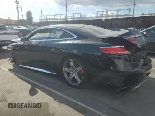 2015 Mercedes-Benz S-Class S 63 AMG with VIN WDDXJ7JBXFA010533, listed as a Copart auction lot 37730334 with 0 mi miles and Non Repairable. Bid and sale history available at carsss.com. Image 2.