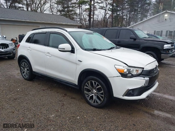 2016 Mitsubishi Outlander Sport 2.4 SEL with VIN JA4AR4AW8GZ033977, listed as a IAAI auction lot 40816210 with 102,249 mi miles. Bid and sale history available at carsss.com. Image 1.