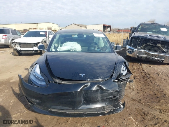 2019 Tesla Model 3 Long Range with VIN 5YJ3E1EB5KF414748, listed as a IAAI auction lot 41778914 with 0 mi miles. Bid and sale history available at carsss.com. Image 12.