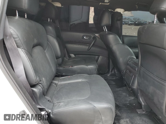2023 Nissan Armada SL with VIN JN8AY2BB9P9837556, listed as a Copart auction lot 46731335 with 24,505 mi miles and Salvage Title. Bid and sale history available at carsss.com. Image 12.