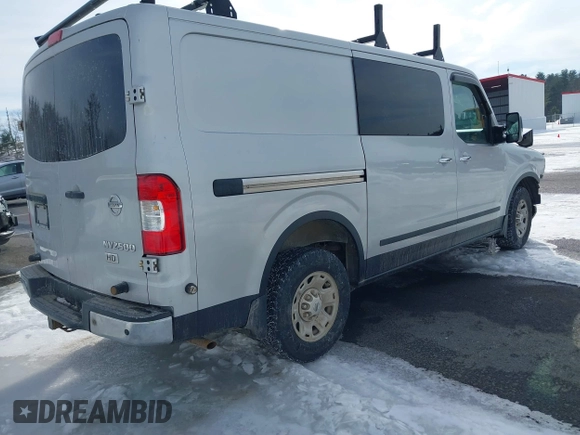 2012 Nissan NV SV with VIN 1N6AF0KY7CN111204, listed as a IAAI auction lot 41629282 with 102,508 mi miles. Bid and sale history available at carsss.com. Image 4.