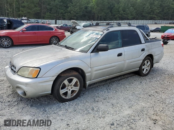 2003 Subaru Baja Special Sports z VIN 4S4BT62C837114099, wystawiony jako Copart lot #61437435 z przebiegiem 240 043 mil mil oraz Czysty tytuł • Clean title. Historia ofert i sprzedaży dostępna na DreamBid. Obrazek 1.