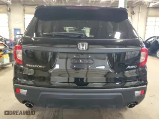2021 Honda Passport EX-L with VIN 5FNYF8H58MB037157, listed as a Copart auction lot 58828074 with 25,890 mi miles and Salvage Title. Bid and sale history available at carsss.com. Image 6.
