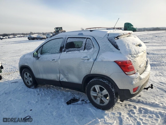 2020 Chevrolet Trax LT with VIN KL7CJLSB3LB319828, listed as a Copart auction lot 46101025 with 53,671 mi miles and Salvage Title. Bid and sale history available at carsss.com. Image 2.
